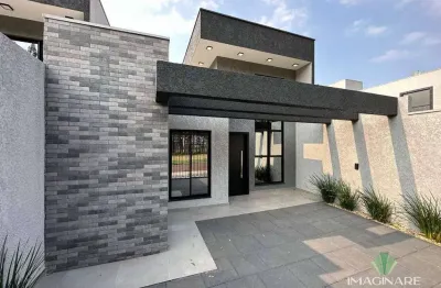 Casa com 1 suíte + 2 quartos à venda, 90 m² por r$ 630.000 - tropical - cascavel/pr