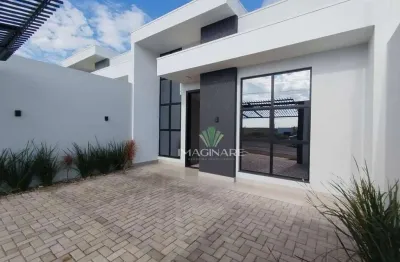 Casa com 01 suíte + 02 quartos à venda, 74 m² por r$ 420.000 - vista linda - cascavel/pr
