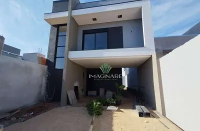 Sobrado com 01 suíte + 02 quartos à venda, 160 m² por r$ 810.000 - vista linda - cascavel/pr
