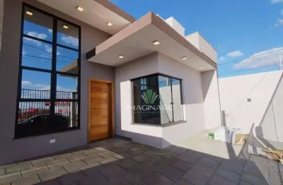 Casa com 3 dormitórios sendo 01 suíte  à venda, 77 m² por r$ 385.000 - vista linda - cascavel/pr