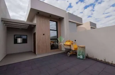 Casa com 3 dormitórios sendo 01 suíte à venda, 90 m² por r$ 530.000 - universitário - cascavel/pr