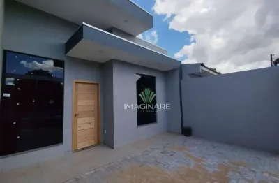 Casa com 2 dormitórios sendo 01 suíte  à venda, 58 m² por r$ 350.000 - santos dumont - cascavel/pr