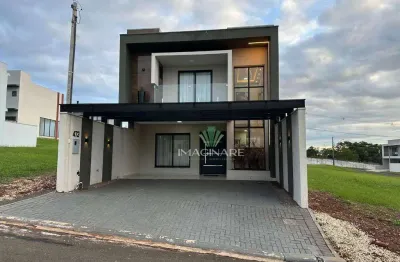 Sobrado com 3 dormitórios à venda, 126 m² por r$ 900.000 - universitário - cascavel/pr