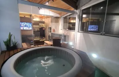 Cobertura à venda no baeta neves – mobiliada, 124m², hidromassagem e espaço gourmet!