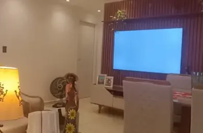 Apartamento de 2/4 mobiliado no condomínio reserva do picuaia - caji
