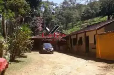 Chácara com 46,000m² casa com  com 3 quartos, à venda em paraibuna, cedro