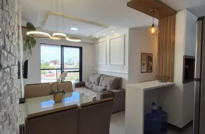 Apartamento porteira fechada a 400m do mar – praia do poço | 3 quartos | 58m²