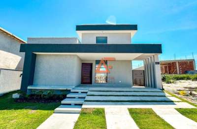 Casa com 3 dormitórios, 125 m² - venda por r$ 950.000,00 ou aluguel por r$ 6.500,00/mês - nova são pedro - são pedro da aldeia/rj