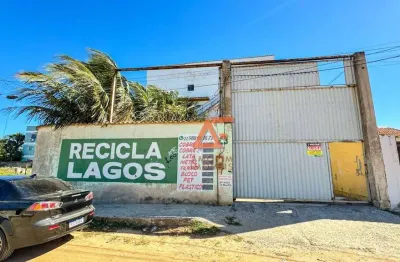 Galpão, 200 m² - venda por r$ 400.000,00 ou aluguel por r$ 4.900,00/mês - balneario porto d'aldeia - são pedro da aldeia/rj