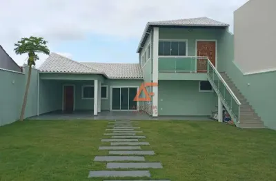 Casa com 2 dormitórios à venda, 172 m² por r$ 390.000,00 - balneário das conchas - são pedro da aldeia/rj