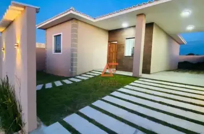 Casa com 3 dormitórios à venda, 110 m² por r$ 480.000 - recanto do sol - são pedro da aldeia/rj