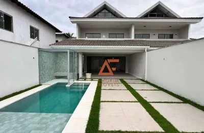 Casa com 5 dormitórios à venda, 250 m² por r$ 1.750.000 - portinho - cabo frio/rj