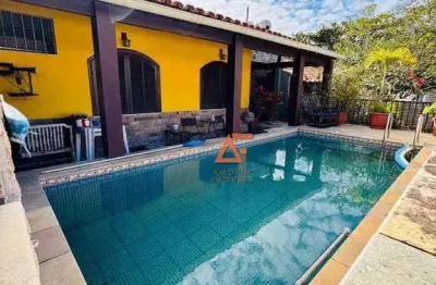 Casa com 4 dormitórios à venda, 150 m² por r$ 900.000 - balneário são pedro - são pedro da aldeia/rj