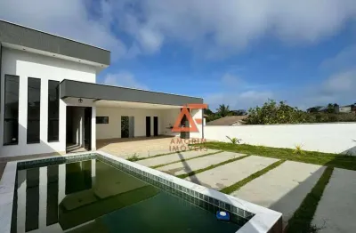 Casa com 3 dormitórios à venda, 150 m² por r$ 780.000 - praia do sudoeste - são pedro da aldeia/rj