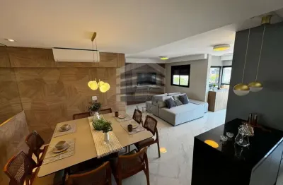 Apartamento NOVO, finamente decorado com 80 m², sendo 2 Quartos, 2 banheiros, 1 vaga de garagem