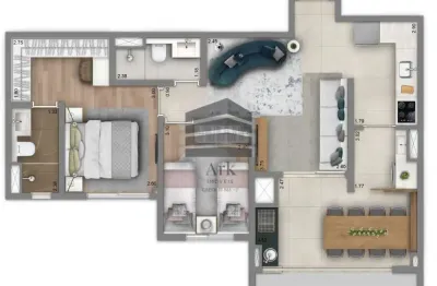 Apartamento com 2 dormitórios à venda, Alto do Ipiranga, SAO PAULO - SP