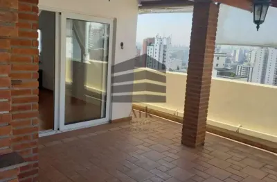 Cobertura Duplex 4 suites, 445 metros, 3 vagas de garagem no Campo Belo