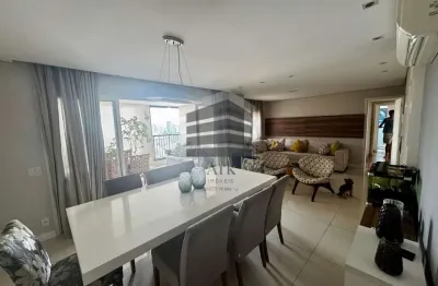 Apartamento MOBILIADO com 135m de área útil. na Chácara Inglesa