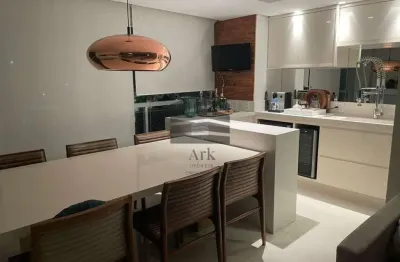 3 suítes, MOBILIADO, 134m², lazer Resort, planejado por arquiteto renomado