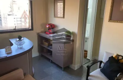 sala comercial a venda 40m², no bairro Indianópolis 2 salas, lavabo, copa, 1 vaga