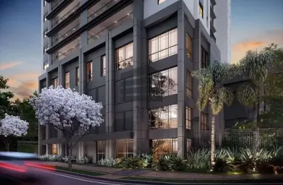 Apartamento 121 m² com 4 suítes, 2 vagas, varanda, lazer com piscina, quadra, churrasqueira, sauna.