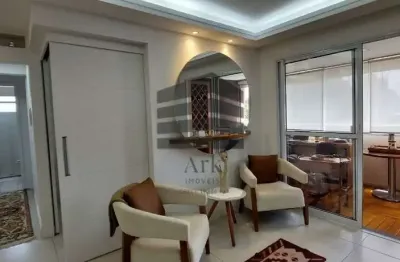 Apartamento Alto do Ipiranga, 3 quartos, 1 suíte, cozinha americana, varanda gourmet, 2 vagas fixas.