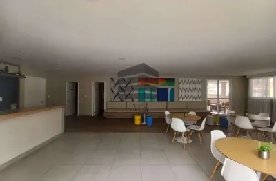 Apartamento 76,46m², varanda gourmet, 2 quartos, 1 suíte, 2 banheiros, lavanderia, cozinha americana