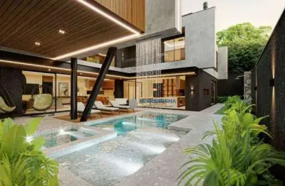 Casa com 4 dormitórios à venda, 400 m² por r$ 5.950.000,00 - condomínio reserva do paratehy - são josé dos campos/sp