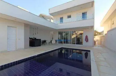Casa mobiliada com 3 dormitórios para alugar, 267 m² por r$ 17.000/mês - urbanova - são josé dos campos/sp