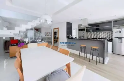 Casa mobiliada com 3 dormitórios para alugar, 267 m² por r$ 14.150/mês - urbanova - são josé dos campos/sp