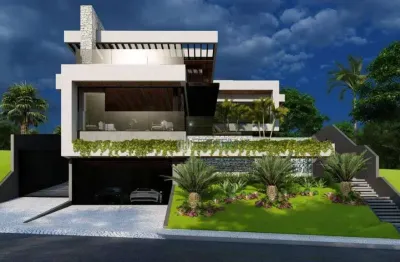 Casa com 4 dormitórios à venda, 500 m² por r$ 8.300.000,00 - condomínio reserva do paratehy - são josé dos campos/sp