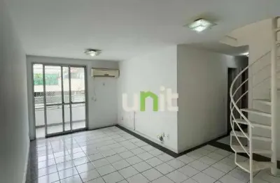 Cobertura com 3 dormitórios à venda, 172 m² por r$ 780.000,00 - vital brazil - niterói/rj