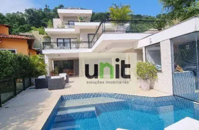Casa com 6 dormitórios à venda, 380 m² por r$ 4.000.000,00 - itaipu - niterói/rj