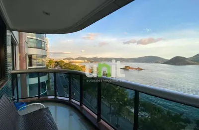 Apartamento com 4 dormitórios à venda, 321 m² por r$ 2.800.000,00 - boa viagem - niterói/rj