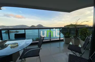 Apartamento com 4 dormitórios à venda, 321 m² por r$ 2.800.000,00 - boa viagem - niterói/rj