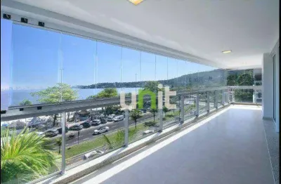 Apartamento com 3 dormitórios à venda, 271 m² por r$ 2.800.000,00 - são francisco - niterói/rj