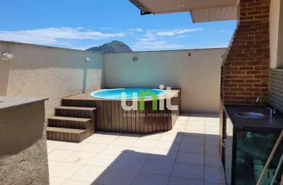 Cobertura com 2 dormitórios à venda, 115 m² por r$ 590.000,00 - badu - niterói/rj