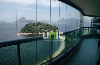 Apartamento com 4 dormitórios à venda, 259 m² por r$ 2.950.000,00 - boa viagem - niterói/rj