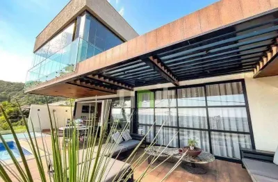 Casa com 4 dormitórios à venda, 620 m² por r$ 14.900.000,00 - itacoatiara - niterói/rj