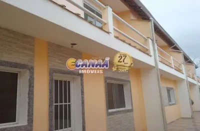 Sobrado de condomínio com 2 quartos, balneário itaguai, mongaguá - r$ 243 mil, cod: 6408