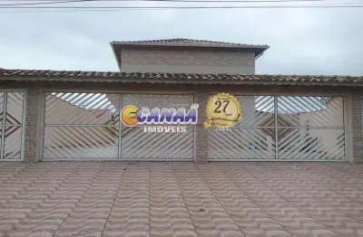 Sobrado de condomínio com 2 quartos, balneário itaguai, mongaguá - r$ 243 mil, cod: 6407