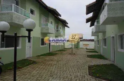 Sobrado de condomínio com 2 quartos, cibratel ii, itanhaém - r$ 279 mil, cod: 4465