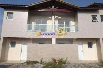 Sobrado de condomínio com 2 dorms, vila atlântica, mongaguá - r$ 210 mil, cod: 8235