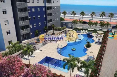 Apartamento com 2 quartos, balneário umuarama, mongaguá - r$ 363 mil, cod: 9733