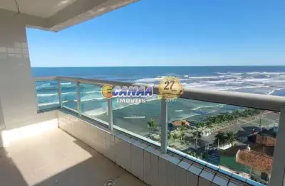 Apartamento 2 quartos, pé na areia, em mongaguá - só r$ 420 mil