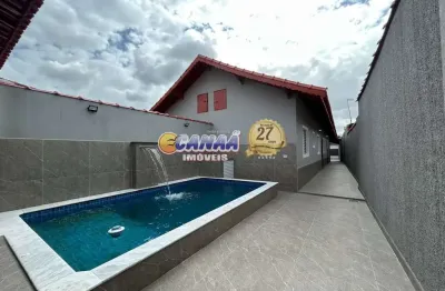 Linda casa à venda em mongaguá-sp com espaço gourmet!!