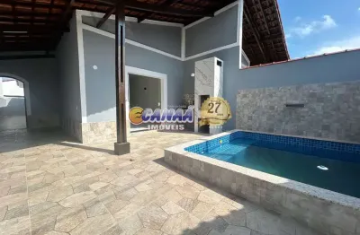 Casa com 3 quartos, parque balneário comodoro, mongaguá - r$ 500 mil, cod: 12310