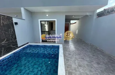 Casa com 2 quartos, jardim santana, mongaguá - r$ 394 mil, cod: 12406