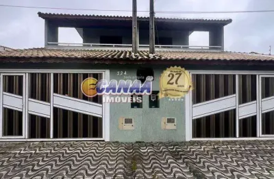 Sobrado com 2 quartos, balneário maracanã, praia grande - r$ 458 mil, cod: 12468