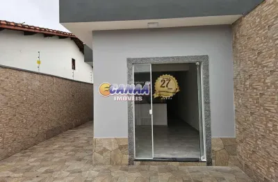 Casa com 2 dorms, balneário flórida mirim, mongaguá - r$ 380 mil, cod: 12499